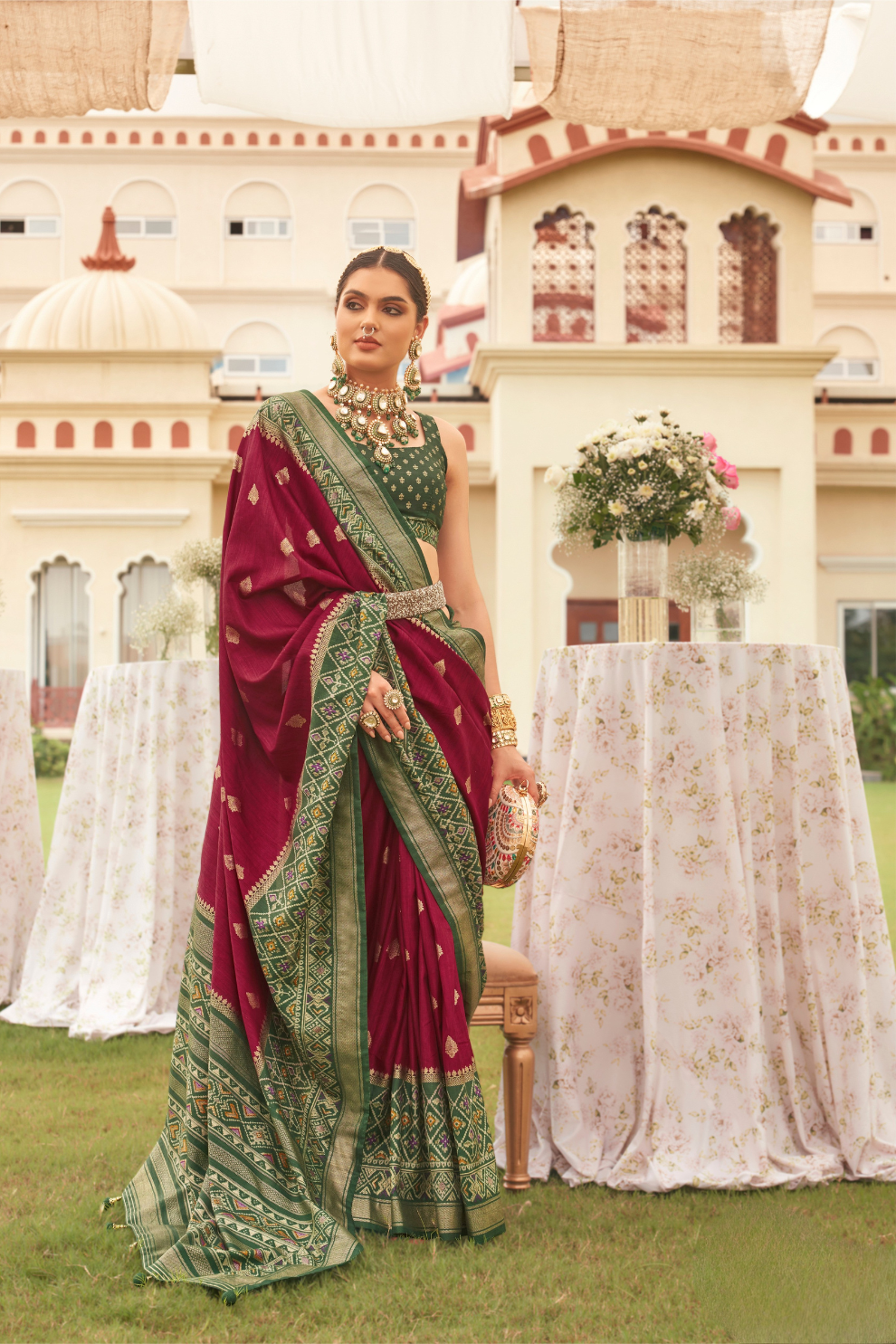 Luxury Finish Sigma Silk Saree with Mercerized Glossy Touch