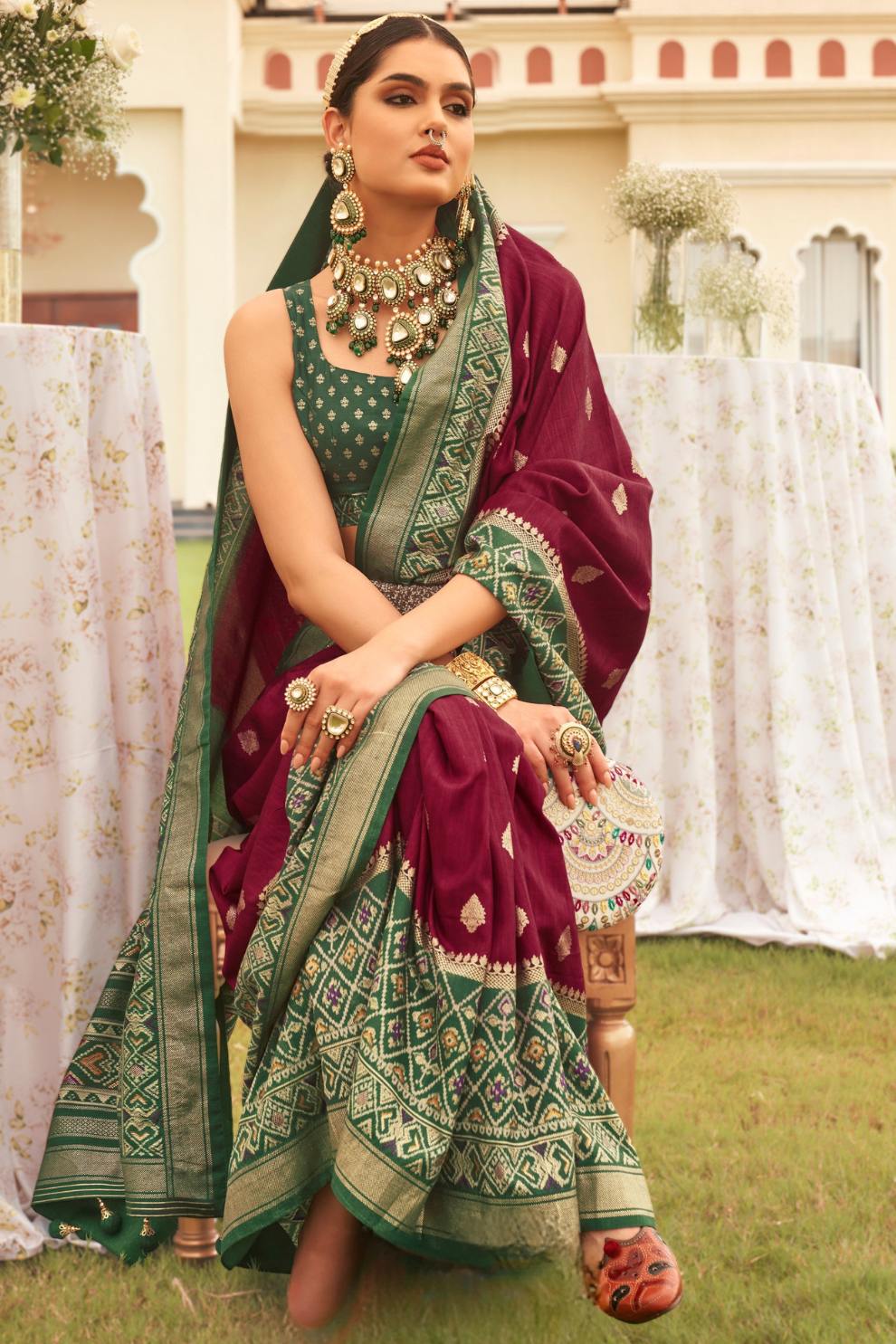 Luxury Finish Sigma Silk Saree with Mercerized Glossy Touch