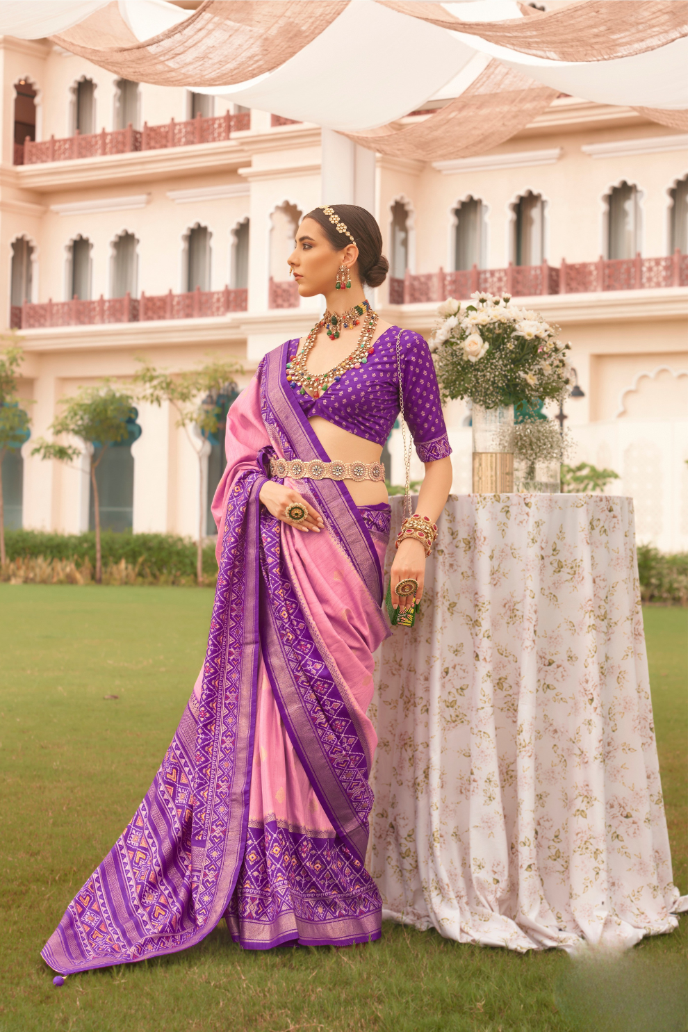 Luxury Finish Sigma Silk Saree with Mercerized Glossy Touch