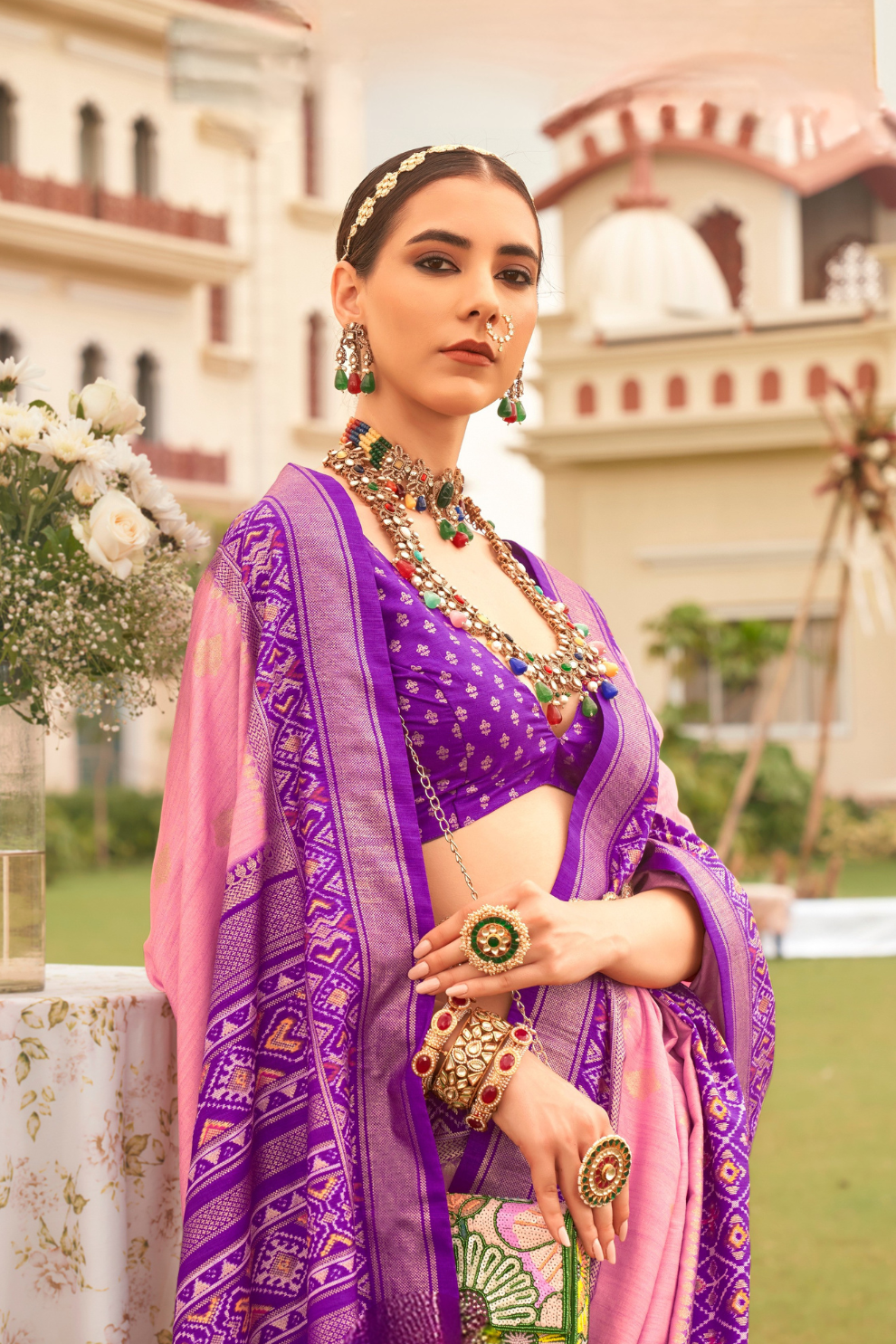 Luxury Finish Sigma Silk Saree with Mercerized Glossy Touch