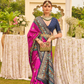 Elegant Patola Printed Art Silk Saree for Festive Wear