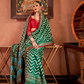 Gold Printed Patola Style Saree in Premium Sigma Silk