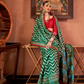 Gold Printed Patola Style Saree in Premium Sigma Silk