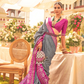 Premium Mercerized Silk Saree with Patola Motifs