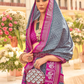 Premium Mercerized Silk Saree with Patola Motifs
