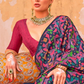 Mercerized Sigma Silk Saree with Classic Design and Aqua Finish - LaVante Fashion