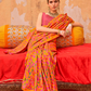 Mercerized Sigma Silk Saree with Classic Design and Aqua Finish - LaVante Fashion