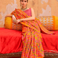 Mercerized Sigma Silk Saree with Classic Design and Aqua Finish - LaVante Fashion