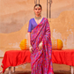 Mercerized Sigma Silk Saree with Classic Design and Aqua Finish - LaVante Fashion