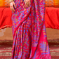 Mercerized Sigma Silk Saree with Classic Design and Aqua Finish - LaVante Fashion