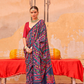 Mercerized Sigma Silk Saree with Classic Design and Aqua Finish - LaVante Fashion