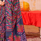 Mercerized Sigma Silk Saree with Classic Design and Aqua Finish - LaVante Fashion