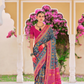 Mercerized Sigma Silk Saree with Traditional Classic Design - LaVante Fashion