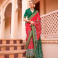 Mercerized Sigma Silk Saree with Traditional Classic and Aqua Finish - LaVante Fashion