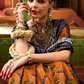 Patola Printed Sigma Silk Saree with Gold Accents