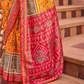 Mercerized Sigma Silk Saree with Traditional Classic and Aqua Finish - LaVante Fashion