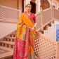 Mercerized Sigma Silk Saree with Traditional Classic and Aqua Finish - LaVante Fashion