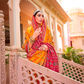 Mercerized Sigma Silk Saree with Traditional Classic and Aqua Finish - LaVante Fashion