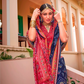 Mercerized Sigma Silk Saree with Traditional Classic and Aqua Finish - LaVante Fashion