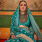 Designer Print Silk Saree for Festive and Casual Wear