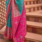 Mercerized Sigma Silk Saree with Traditional Classic and Aqua Finish - LaVante Fashion