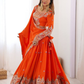 Regal Mirror and Gota Patti Work Silk Lehenga Choli