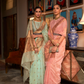 Elegant Modal Saree with Copper Zari Handloom Weaving