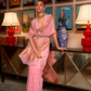 Elegant Modal Saree with Copper Zari Handloom Weaving