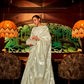 Elegant Handloom Saree with Traditional Woven Design