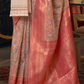 Graceful Gota Handloom Woven Silk Saree with Traditional Detailing