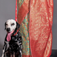 Woven Banarasi Silk Blend Saree with Traditional Motifs
