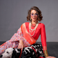 Woven Banarasi Silk Blend Saree with Traditional Motifs