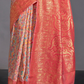 Woven Banarasi Silk Blend Saree with Traditional Motifs