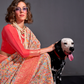 Woven Banarasi Silk Blend Saree with Traditional Motifs