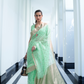 Elegant Mukaish Saree with Traditional Handloom Weaving
