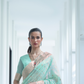 Elegant Mukaish Saree with Traditional Handloom Weaving