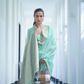 Elegant Mukaish Saree with Traditional Handloom Weaving