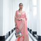 Elegant Mukaish Saree with Traditional Handloom Weaving