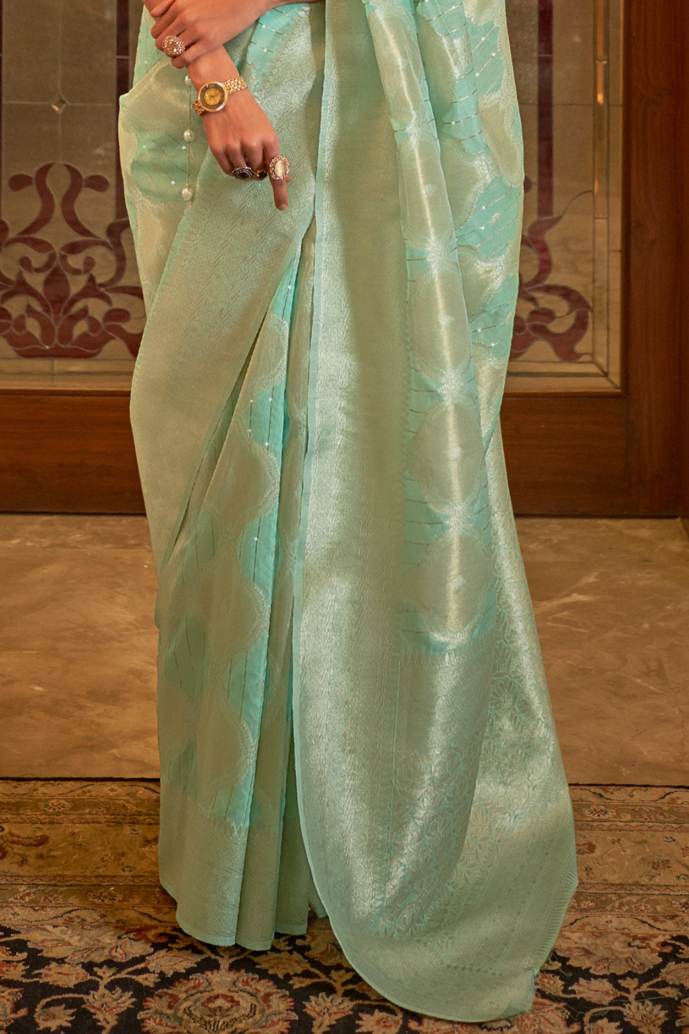 Elegant Modal Silk Saree with Subtle Weaving