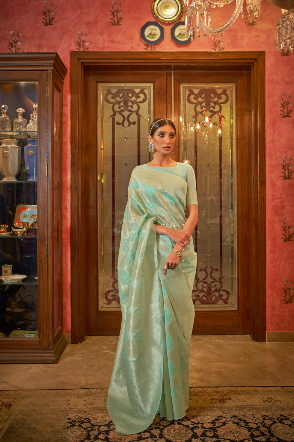 Elegant Modal Silk Saree with Subtle Weaving