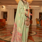 Premium Modal Saree with Ethnic Kashmiri Pallu and Blouse