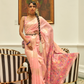 Premium Modal Saree with Ethnic Kashmiri Pallu and Blouse