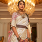 Premium Modal Saree with Ethnic Kashmiri Pallu and Blouse
