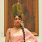 Premium Modal Saree with Ethnic Kashmiri Pallu and Blouse