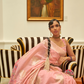 Premium Modal Saree with Ethnic Kashmiri Pallu and Blouse