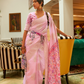 Premium Modal Saree with Ethnic Kashmiri Pallu and Blouse