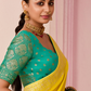 Banarasi Dola Silk Saree with Brocade Blouse Elegance