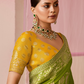 Banarasi Dola Silk Saree with Brocade Blouse Elegance