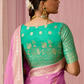 Banarasi Dola Silk Saree with Brocade Blouse Elegance