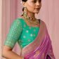 Banarasi Dola Silk Saree with Brocade Blouse Elegance